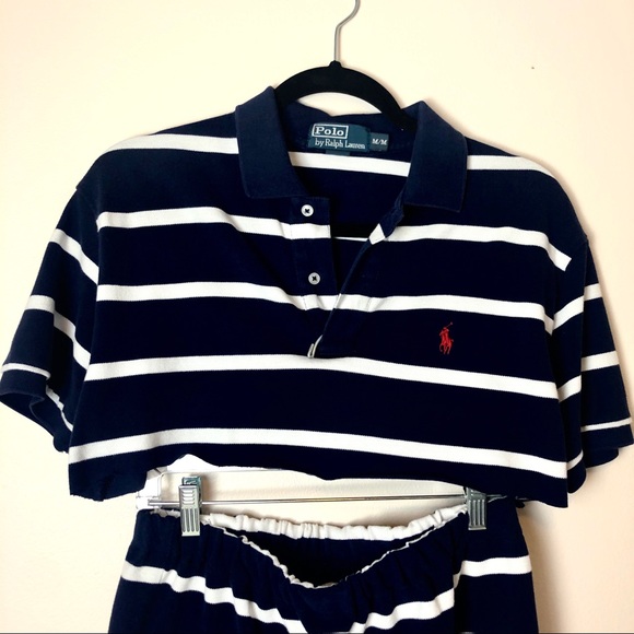 Handmade Vintage Polo Rework Two Piece Set - Picture 2 of 4